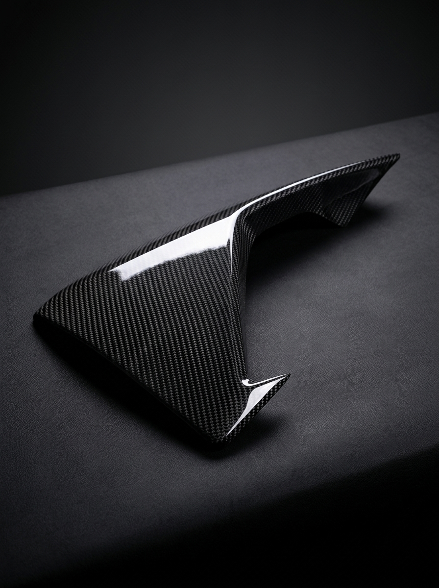 BMW 2 Series M2 F87 carbon fiber front flaps by K2 Industries, showcasing sleek, lightweight aerodynamic design for 2014-2021 models.