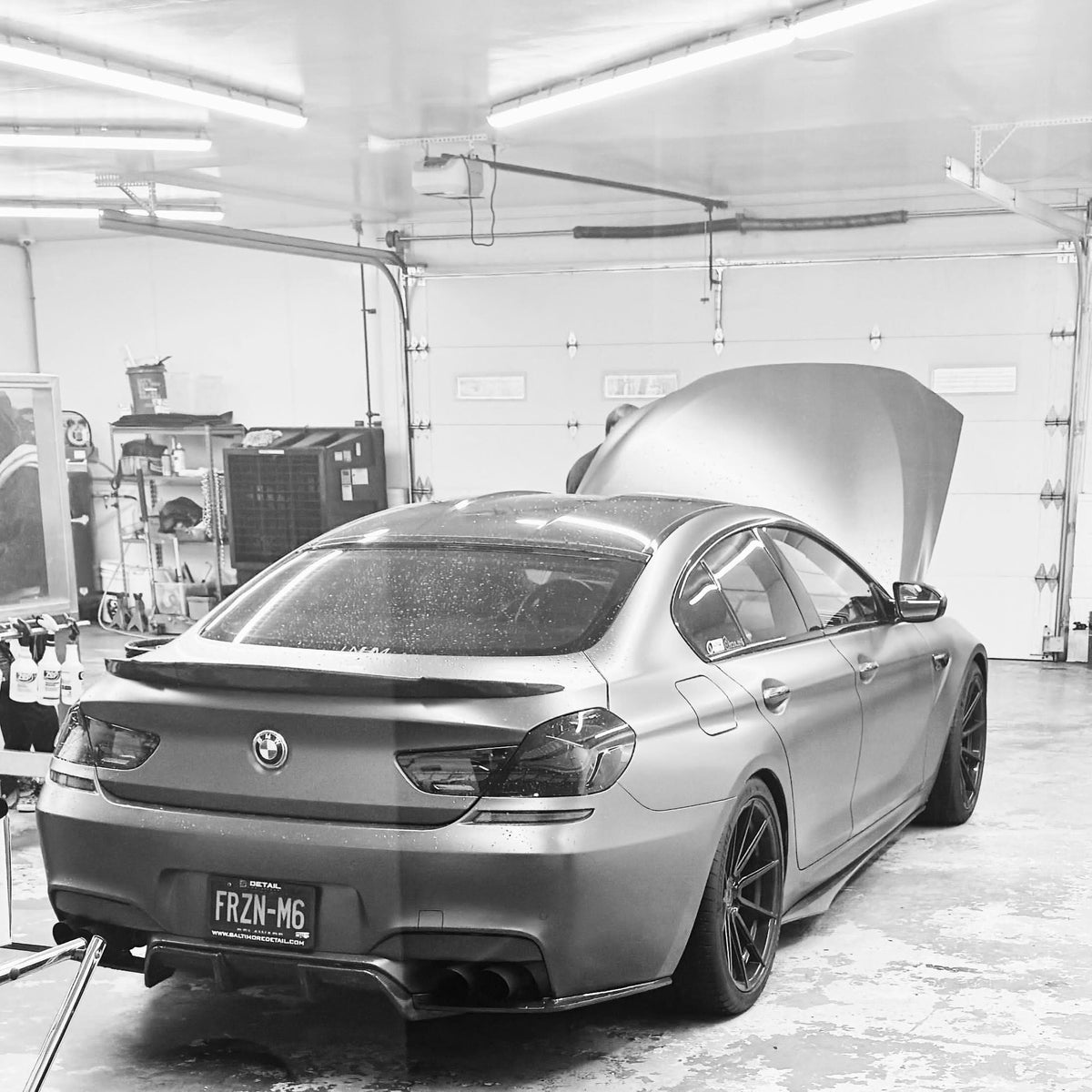 BMW 6 Series F12 F13 F06 smoke and red GTS OLED style tail lights by K2 Industries, showcasing sleek LED tail light design.