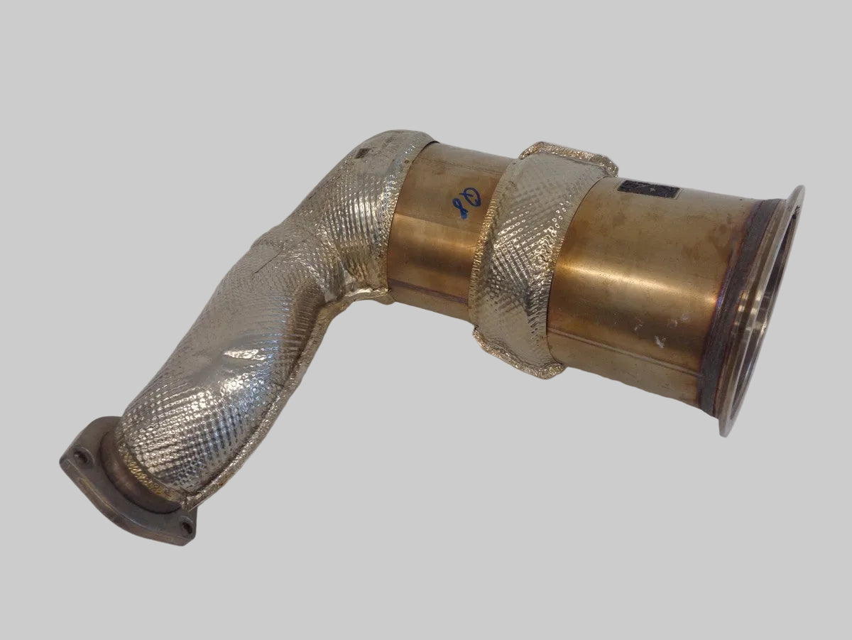 Bayern Automotive 4M0254200T catalytic converter for Audi Q7, Q8, and SQ7 EA839 3.0T engines, 2019–2027