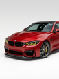 BMW 3 Series F80 M3 F82 M4 GTS style carbon fiber front lip, lightweight aerodynamic upgrade for 2015-2021 models.