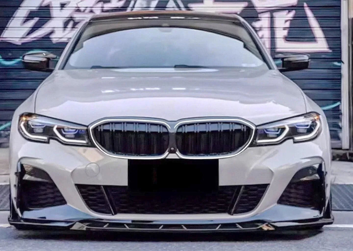 BMW 3 Series G20 G28 G80 LCI LED front grille by K2 Industries, showcasing sleek design and LED accents on a modern car.