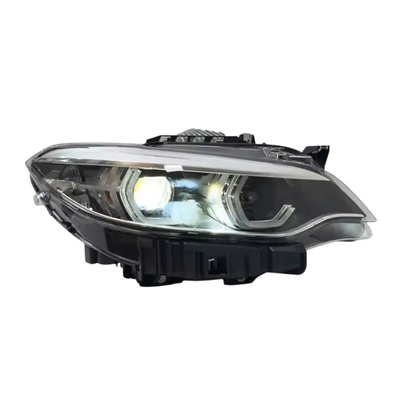 BMW 2 Series F22/F23/F87 LED headlights by K2 Industries, featuring spoon style design with bright LED daytime running lights.