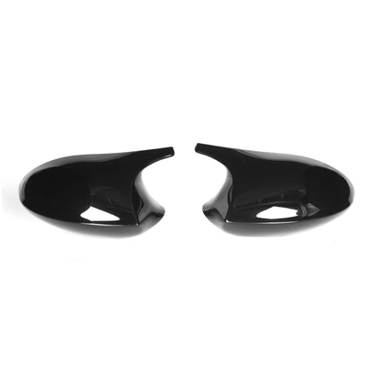 BMW E92/E93 mirror cover with glossy black ABS M Style mirror caps by Palenon Performance, showing the sleek, reflective finish.