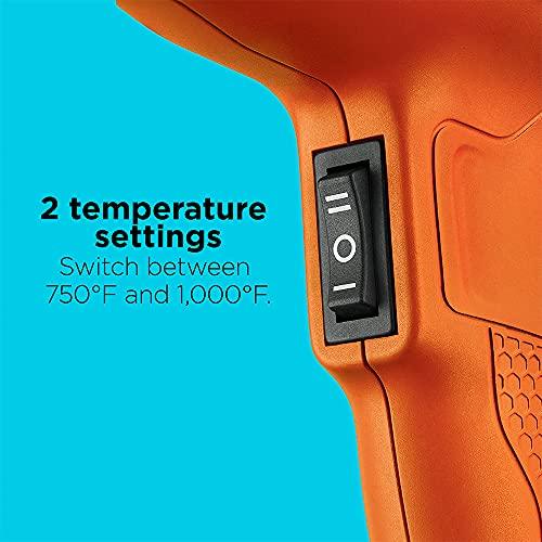 GoWesty 1350 Watt heat gun with ergonomic handle and adjustable temperature settings for versatile DIY and craft projects.