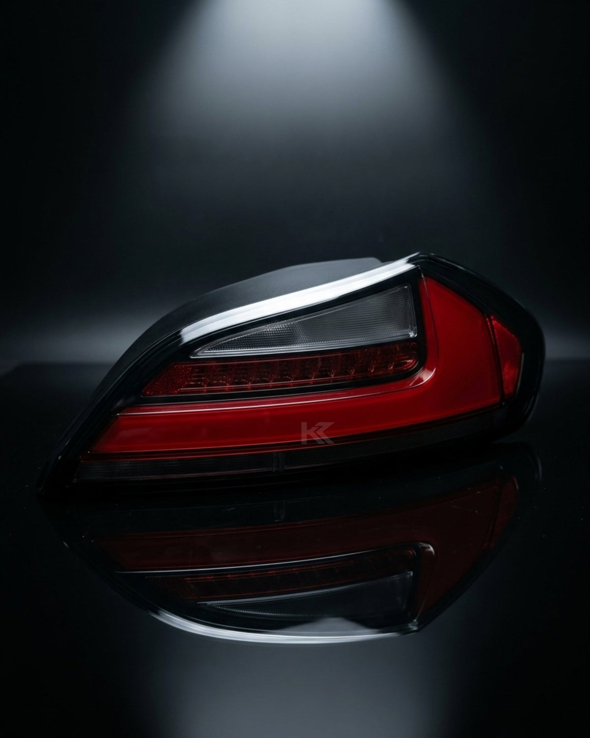 BMW Z4 E89 tail lights upgrade by K2 Industries, featuring clear and red LED tail lights for 2008-2016 models.