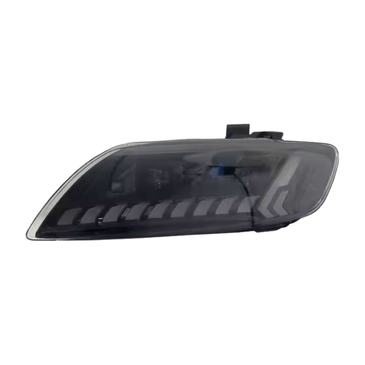 Audi Q7 full LED projector headlights by K2 Industries, showing sleek headlight design for models 2006–2015.