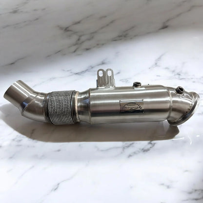 Palenon Performance B58 downpipe for BMW M340i, M440i, 540i, and other models, part of 560HP performance upgrade package.