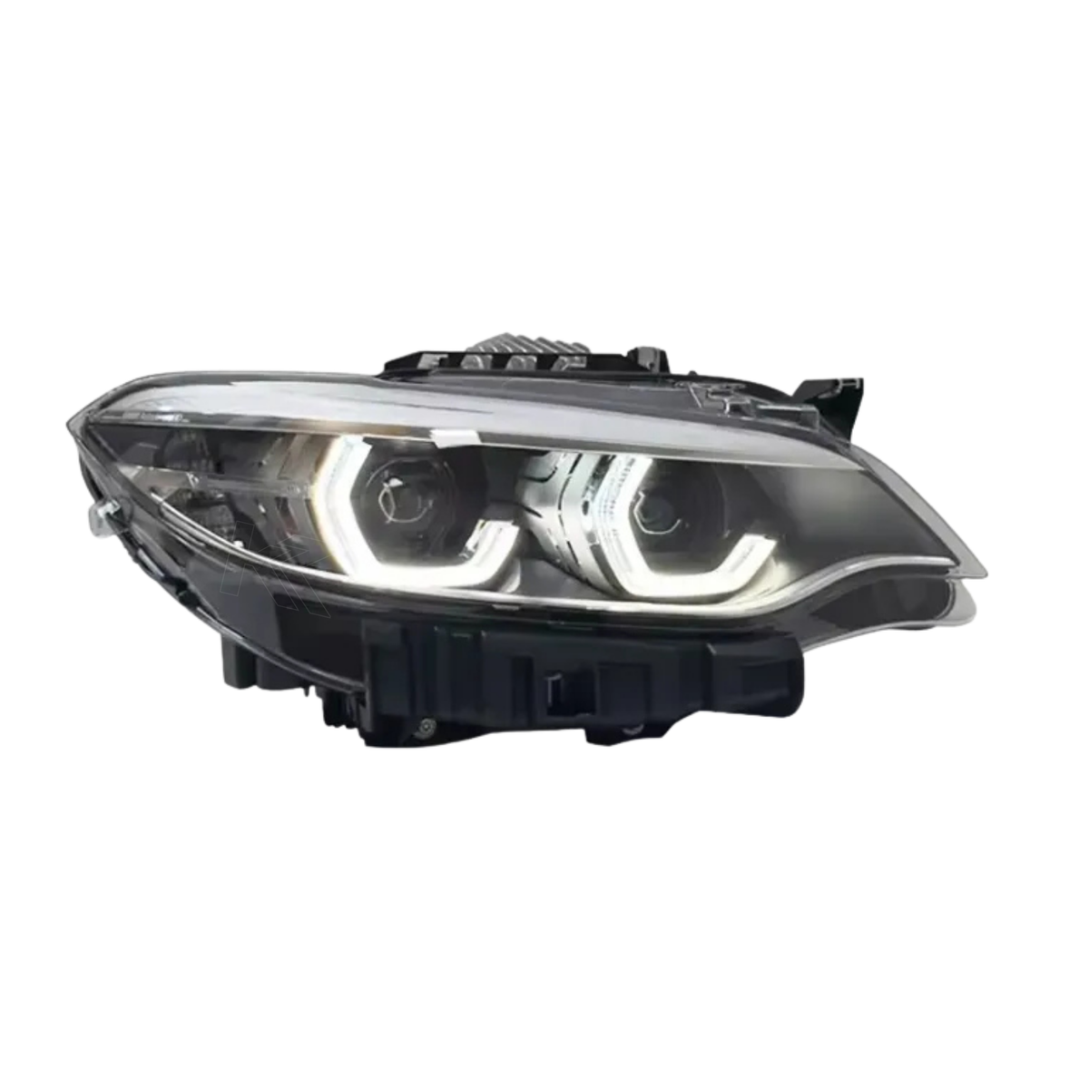 K2 Industries BMW 2 Series F22/F23/F87 LED headlights with spoon style design, featuring bright LED illumination for 2014-2021 models.