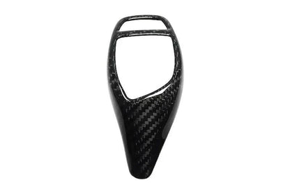 BMW F20 F22 F30 F32 F10 GT F07 F01 X3 F25 X4 F26 carbon fiber interior gear shift knob and panel cover trim by K2 Industries.