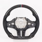 Vekto real carbon fiber BMW G20 G21 G22 G28 G29 M3 G80 steering wheel with textured carbon fiber finish and ergonomic design