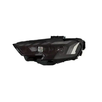 K2 Industries Audi A3 modern style LED headlights for 2017-2019, showing sleek design and bright LED light elements.