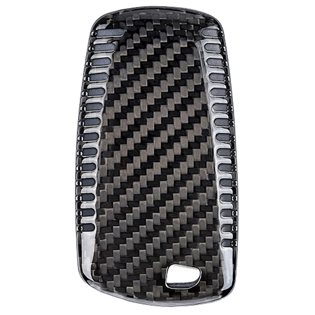 BMW 1-7 Series carbon fiber key cover by Palenon Performance, showcasing a sleek, textured automotive accessory for key protection.