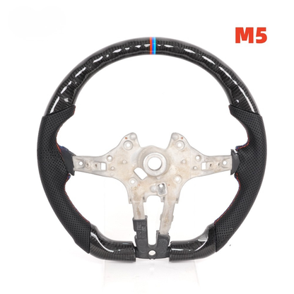 Vekto real carbon fiber M Sport steering wheel for BMW F90 M5, F10 5 Series, F07 GT, F11 Touring, F Series interior upgrade