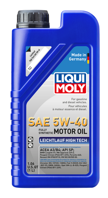 Lubricants Engine & Drivetrain Gear Oils by Liquid Moly of Germany