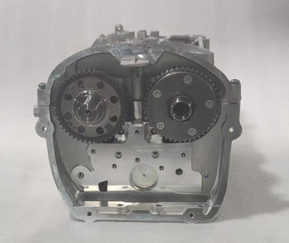 Bayern Automotive DAS MOTOR HAUS EA888 Gen 2 engine reconditioning kit with various engine components laid out for BMW EA888 Gen 2 engine.