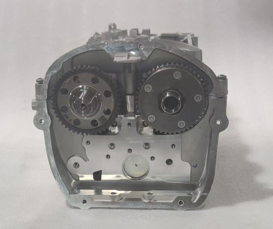 Bayern Automotive DAS MOTOR HAUS EA888 Gen 2 engine reconditioning kit with various engine components laid out for BMW EA888 Gen 2 engine.