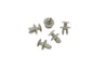 Pack of five GoWesty Eurovan panel clips with exposed heads, used as hardware fasteners for vehicle panel installation.