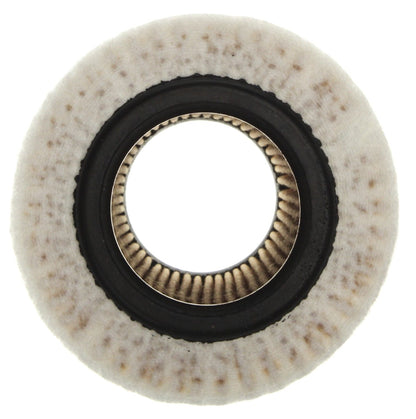 WorldPac MAHLE oil filter OX379D for Audi, VW, Porsche engine, showing the cylindrical filter element with brand markings.