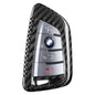 BMW X5, X6, X1 carbon fiber key cover by Palenon Performance, showcasing sleek, lightweight design for BMW key fob protection.