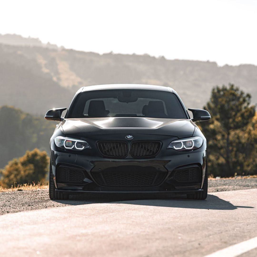 BMW 2 Series F22 M2 Style LED headlights upgrade by K2 Industries, showing sleek headlight assembly with LED detail.