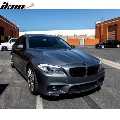 K2 Industries BMW F10 M5 front bumper with fog lights and cover, and rear bumper, for 2014-2016 BMW F10 M5 model.