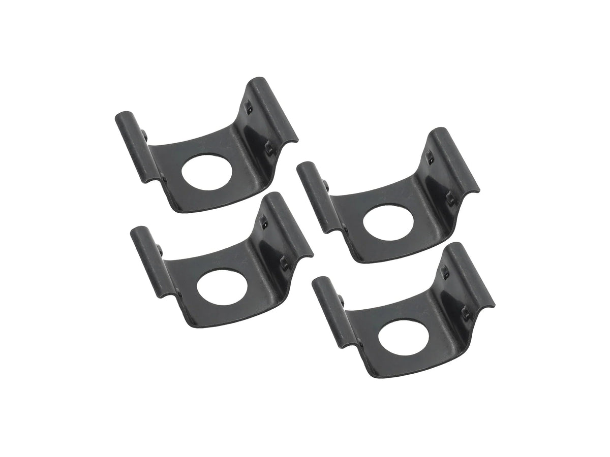 GoWesty brake line and hose spring clips for Vanagon and Eurovan, pack of 4, automotive brake parts for secure hose fitting.