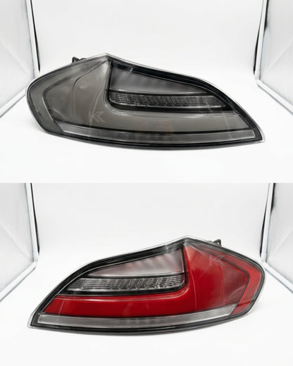 BMW Z4 E89 tail lights upgrade by K2 Industries, featuring clear and red LED tail lights for 2008-2016 models.