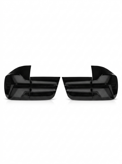 K2 Industries BMW X5 E70 tail light assembly with 35W LED running lights and dynamic turn signal, fits 2007-2013 models.