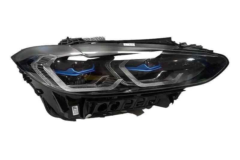 BMW 3/4 Series G80 M3 G82 M4 modern LED headlights by K2 Industries, showcasing sleek design and bright illumination.