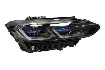 BMW 3/4 Series G80 M3 G82 M4 modern LED headlights by K2 Industries, showcasing sleek design and bright illumination.