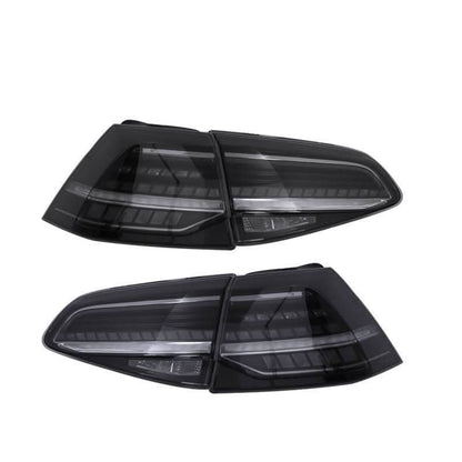 VW MK7 Golf 7 and Golf MK7 7.5 Euro Style Tail Lights 2013-2019