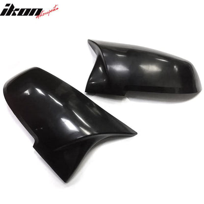 BMW F34 door mirror cover in matte black, OE M Sports upgrade, compatible with 2013-2018 models, by K2 Industries.