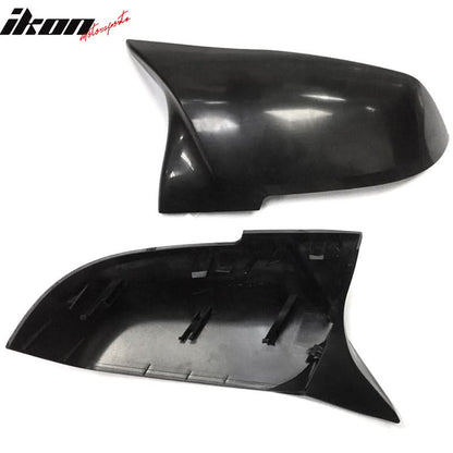 BMW F34 M Sports upgrade matte black door mirror cover by K2 Industries, showing the sleek, textured finish on the mirror.