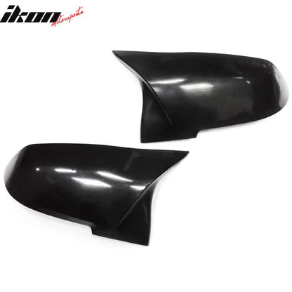 BMW F34 OE M Sports upgrade matte black door mirror cover for 2013-2018 models, by K2 Industries, with a sleek matte black finish.