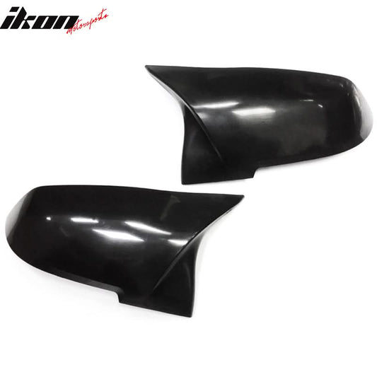 BMW F34 OE M Sports upgrade matte black door mirror cover for 2013-2018 models, by K2 Industries, with a sleek matte black finish.