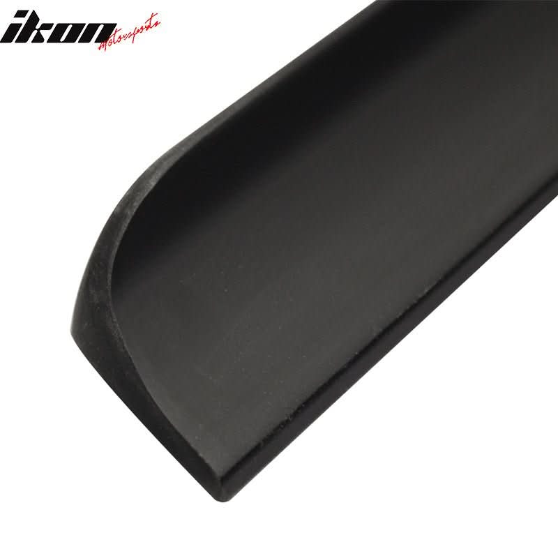 BMW E30 PV style black rear trunk spoiler by K2 Industries, designed for 1984-1986 BMW E30 models, enhances sporty appearance.