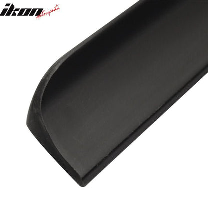 BMW E30 PV style black rear trunk spoiler by K2 Industries, designed for 1984-1986 BMW E30 models, enhances sporty appearance.