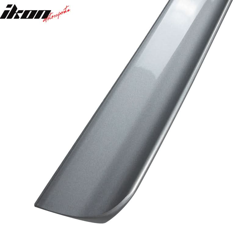 BMW 2D E46 trunk spoiler by K2 Industries, designed for 1999-2005 models, featuring a sleek aerodynamic wing.