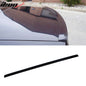 BMW 2D E46 trunk spoiler by K2 Industries, black polyurethane wing for 1999-2005 BMW 3 Series coupe with aerodynamic design.
