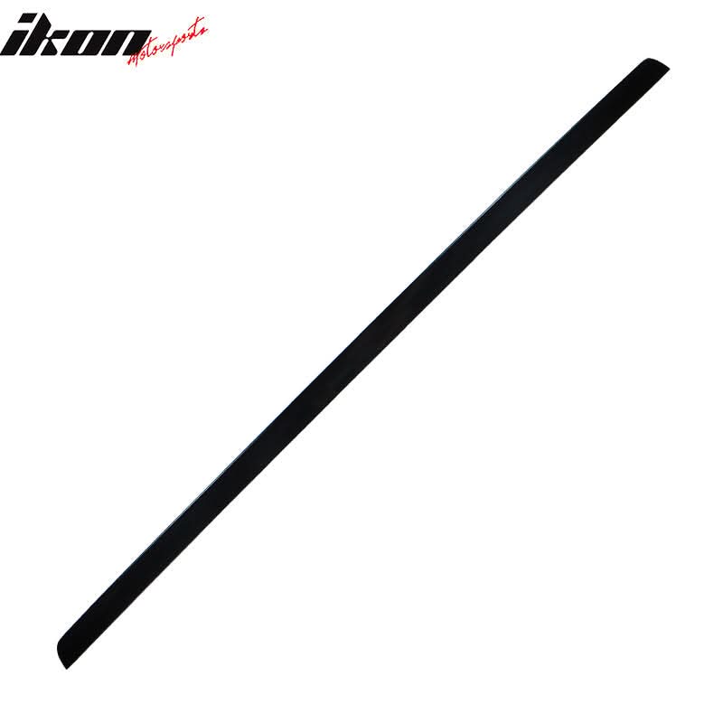 BMW 2D E46 trunk spoiler by K2 Industries, black polyurethane wing designed for 1999-2005 BMW 2-door models.