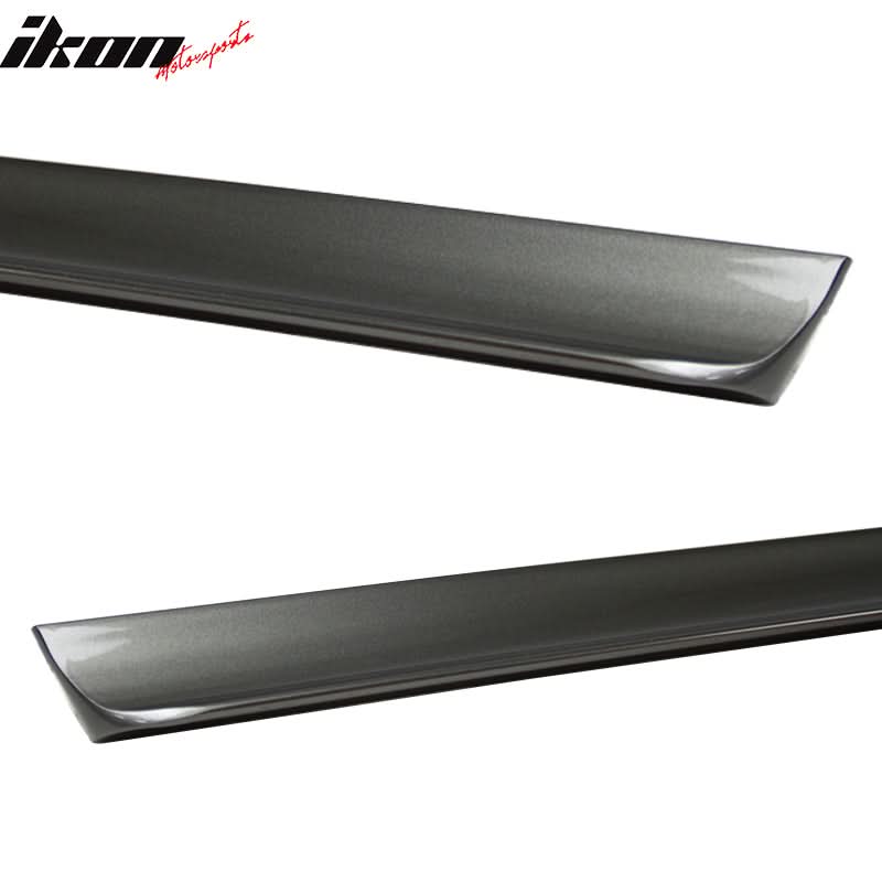 BMW E46 2-door trunk spoiler by K2 Industries, designed for 1999-2005 models, enhancing the rear aerodynamic look.