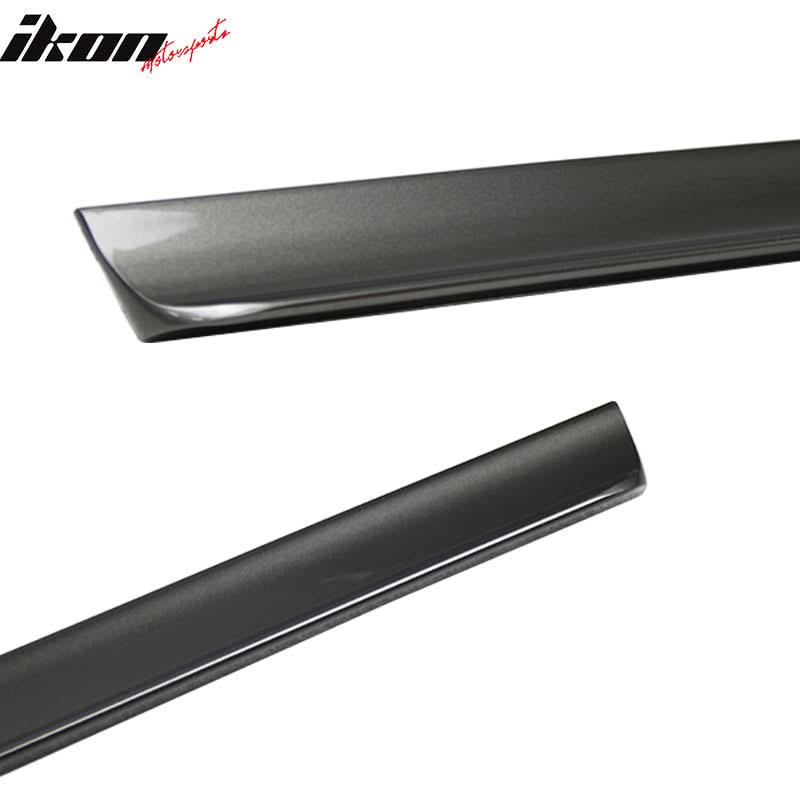 BMW E46 2-door trunk spoiler by K2 Industries, compatible with 1999-2005 models, designed for sporty aerodynamic enhancement.