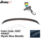BMW E90 3 Series sedan rear trunk spoiler by K2 Industries, designed for 2006-2011 models, made of durable ABS material.