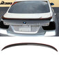 BMW E90 3 Series 2006-2011 trunk spoiler in carbon fiber with red line style, designed for sporty enhancement by K2 Industries