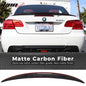 Red Line carbon fiber trunk spoiler for 2007-2013 BMW E93 3 Series convertible by K2 Industries, with a sleek aerodynamic design.