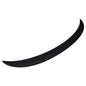 Black ABS performance style trunk spoiler for 2006-2011 BMW E90 3 Series sedan by K2 Industries, stylish upgrade for aerodynamics.