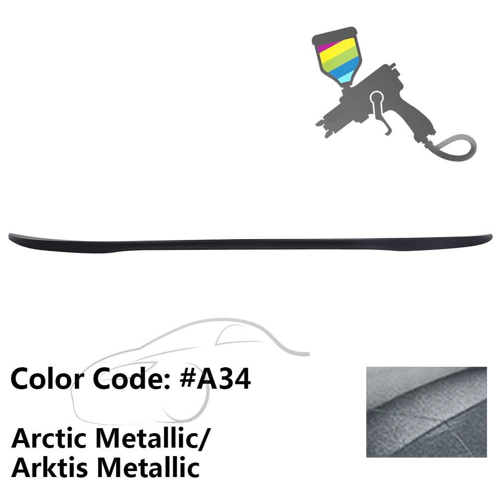 BMW E90 3 Series Sedan trunk spoiler by K2 Industries, performance style ABS spoiler for 2006-2011 models.
