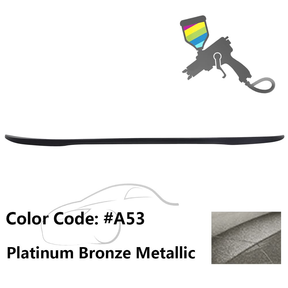 BMW E90 3 Series sedan trunk spoiler by K2 Industries, made of ABS, featuring a performance style design for 2006-2011 models.