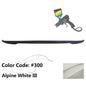 BMW E90 3 Series sedan trunk spoiler by K2 Industries, ABS material, enhances sporty look with 2006-2011 model compatibility