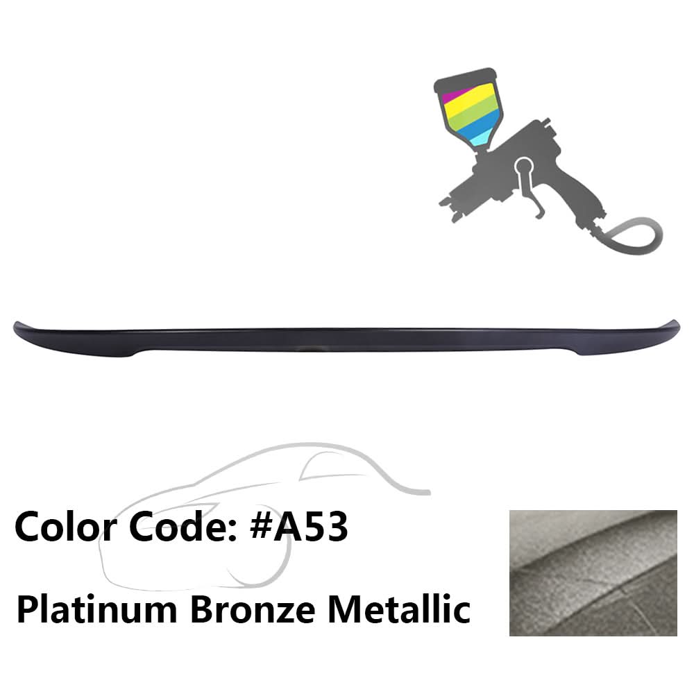 BMW E90 3 Series sedan trunk spoiler by K2 Industries, ABS performance spoiler for 2006-2011 models, stylish wing enhancement.